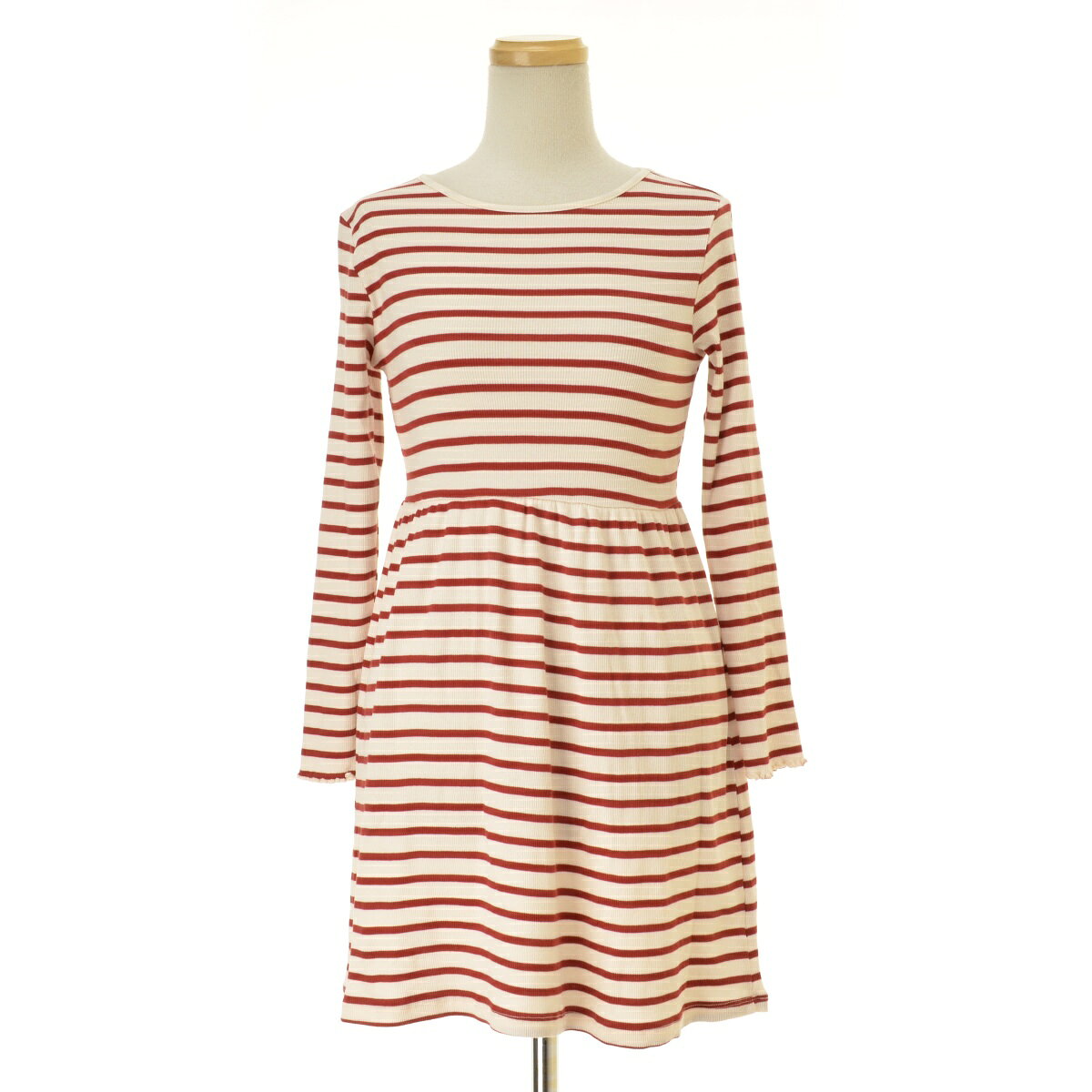 Rakuten - 【中古】H&M / エイチアンドエムリブ ボーダー長袖ワンピース【cacgacaf-l】