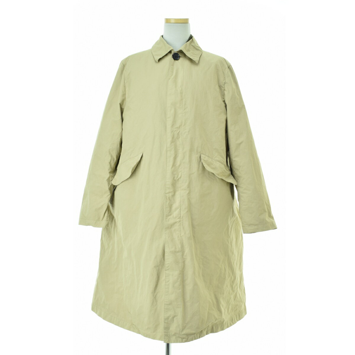 【中古】R&D.M.Co / OLDMAN'S TAILOR / オールドマンズテーラー6619 GARMENT DYE SOUTIEN COLLAR COAT ガーメントダイステンカラーコート【caceadcj-l】