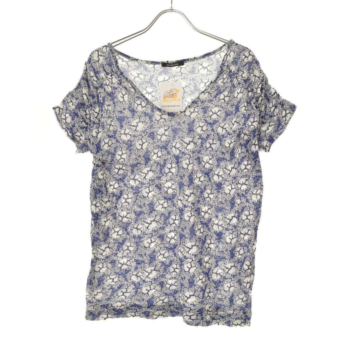 樂天商城 - 【中古】【期間限定値下げ】pas de calais / パドカレ総柄半袖カットソー【cacgaebe-l】