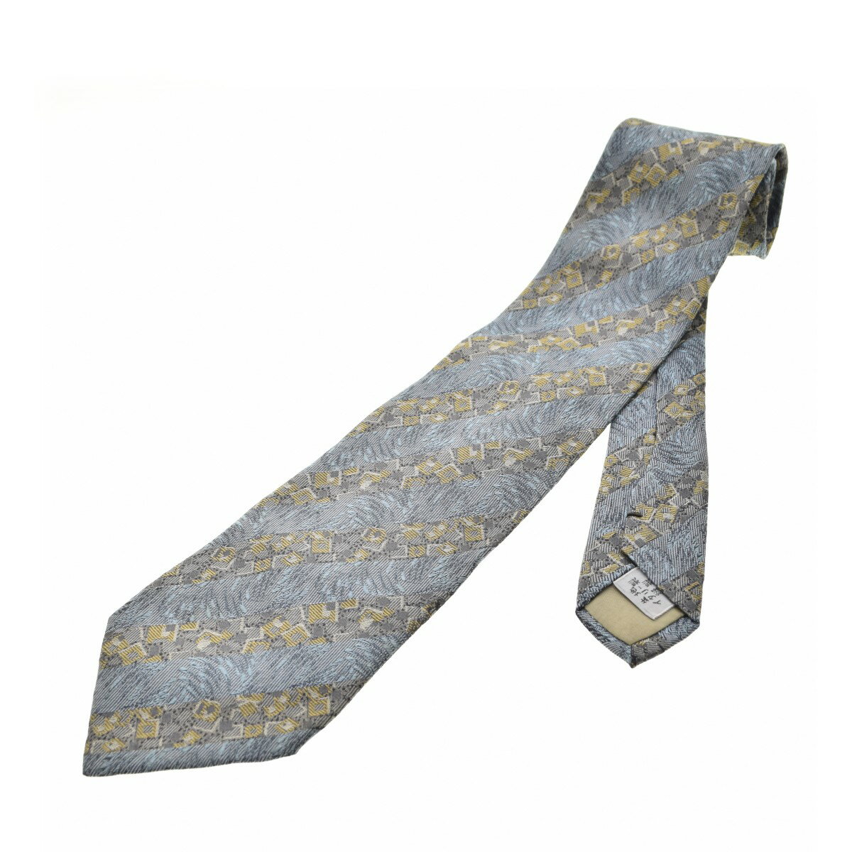 【中古】【期間限定値下げ】DURBAN / ダーバン総柄シルクネクタイ【cacgafbb-z】