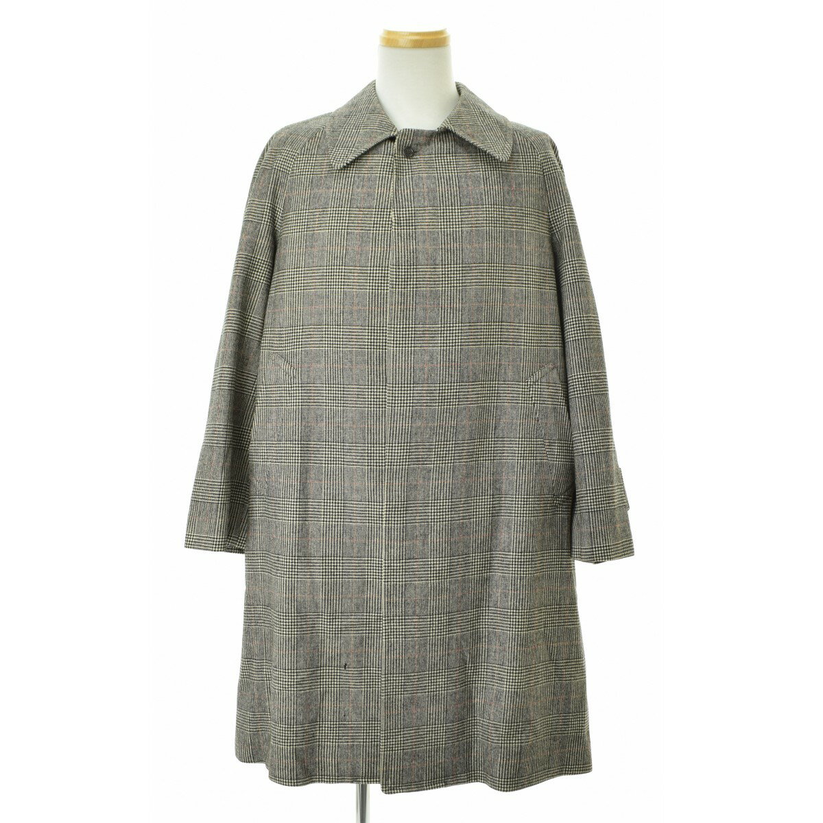 Rakuten - 【中古】【期間限定値下げ】YAJIMA GINZA TOKYOKYNOCH チェック ステンカラーウールコート【cacgacbb-m】