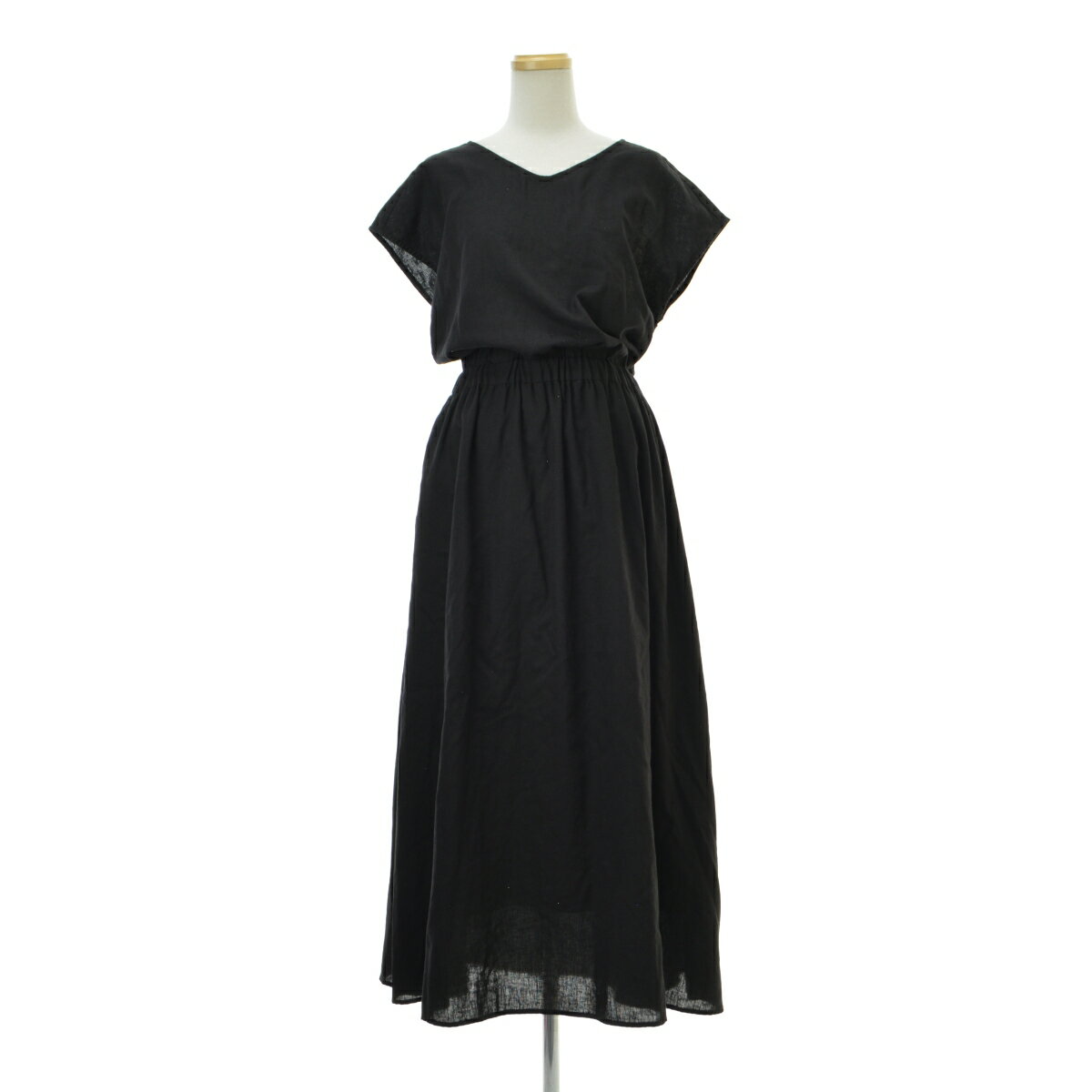 樂天商城 - 【中古】【期間限定値下げ】URBAN RESEARCH Sonny Label / アーバンリサーチサニーレーベルLA15-26T703 リネン混フレンチギャザーワンピース 2WAY マキシフレンチスリーブワンピース【cacgaebe-l】