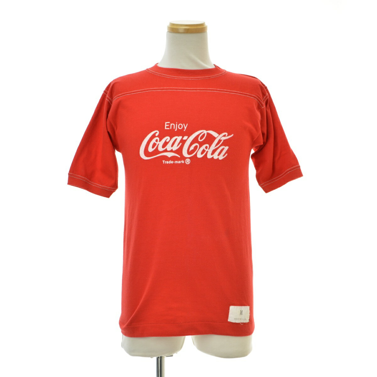 樂天商城 - 【中古】Coca Cola / コカコーラ80s SPORTSWEARボディ五分袖Tシャツ【cacgaecc-m】