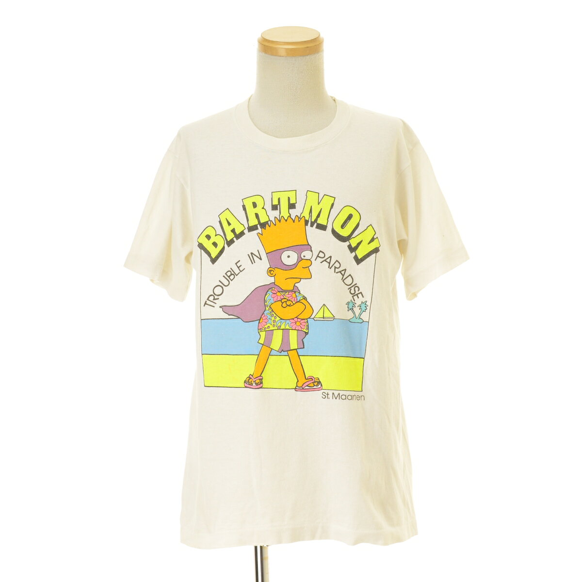 【中古】古着 / フルギ〜90s USA製 SIMPSONS BARTMON半袖Tシャツ【cacgbabj-m】