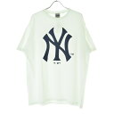 【中古】FanaticsNY YANKEES ニューヨークヤンキース半袖Tシャツ【caceajbg-m】