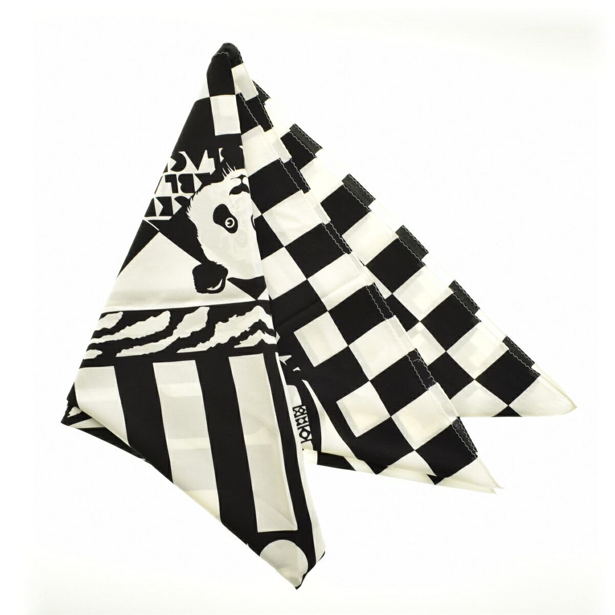 【中古】Bob MackieWERBLE ART アニマル柄 大判スカーフ【cacfbbcg-z】