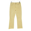 【中古】【期間限定値下げ】MOTHER DENIM / マザー1157-544 SAND BEIGE INSIDER CROP STEP FRAYデニムパンツ【cacbbcbe-l】