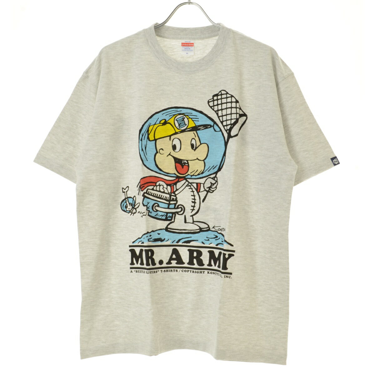 NAOSHIYA BERBERJIN / 直し屋ベルベルジンKontyu Club 昆虫クラブ MR .ARMY アストロ半袖Tシャツ