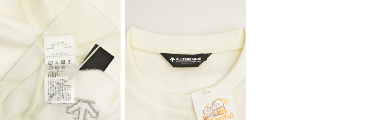 【中古】DESCENTE / デサントALLTERRAIN 81 DO4FFL08M BOMBER L/S CREW長袖カットソー【cacfafcf-m】 3