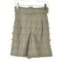 【中古】WILLSELECTION / ウィルセレクションチェックキュロットスカート【caccbadb-l】