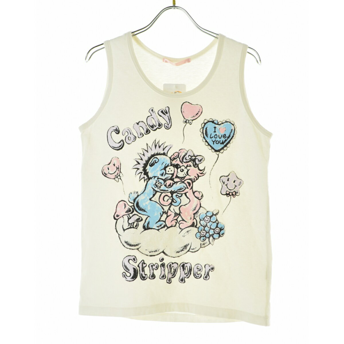 【中古】CANDY STRIPPER / キャンディーストリッパー064625 ラメプリントタンクトップ【cacgafca-l】