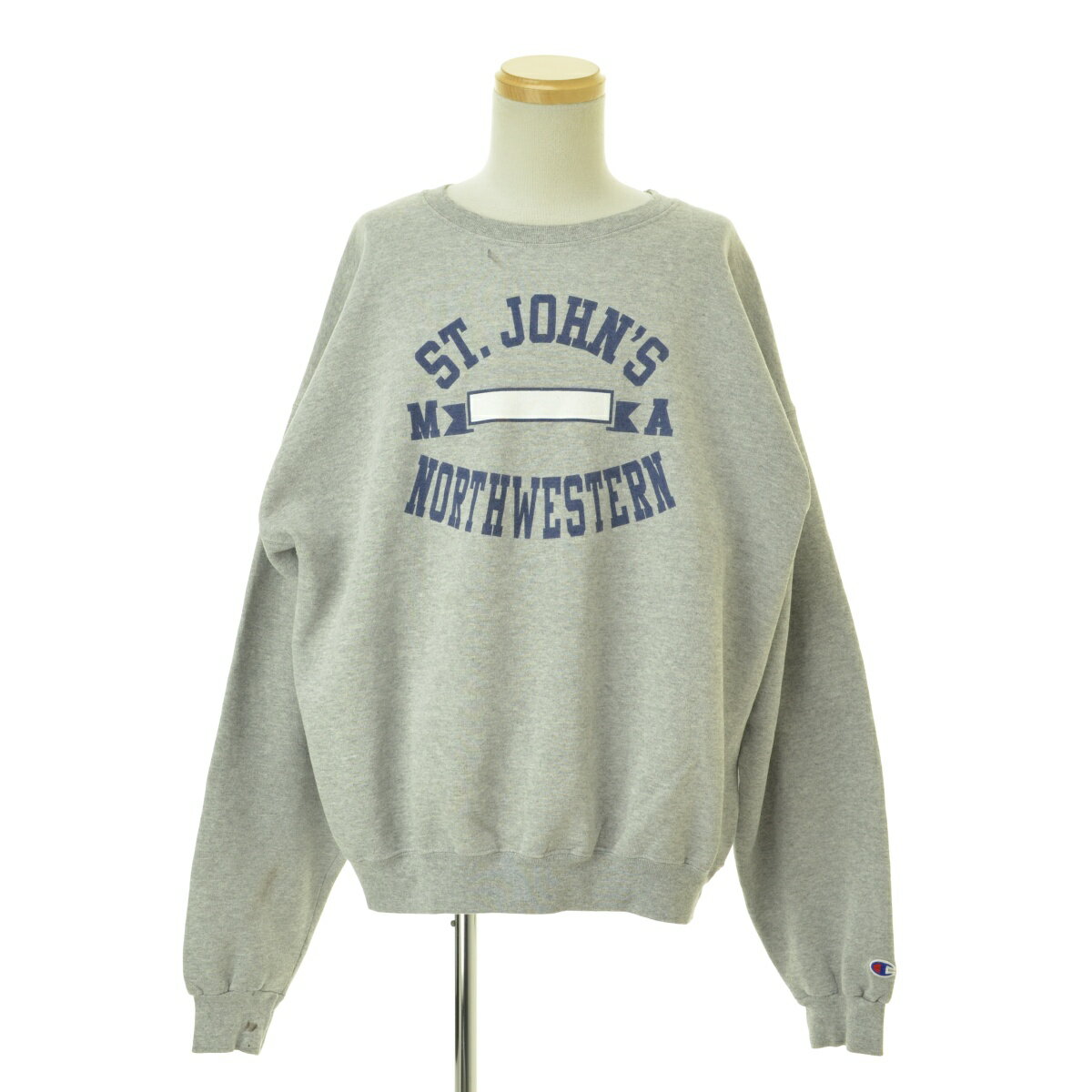 【中古】CHAMPION / チャンピオンメキシコ製 ST.JOHN 039 S NORTHWESTERN長袖スウェット【cacdbcag-m】