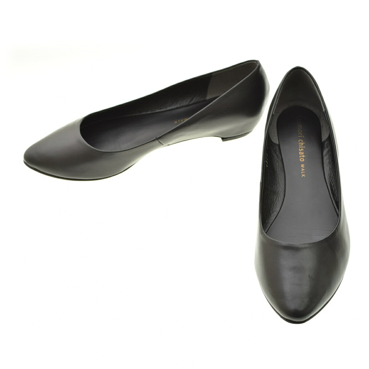 【中古】【期間限定値下げ】tsumori chisato WALK / ツモリチサトウォーク4374 ポインテッドトゥ レザーパンプス【cacfbcbh-z】