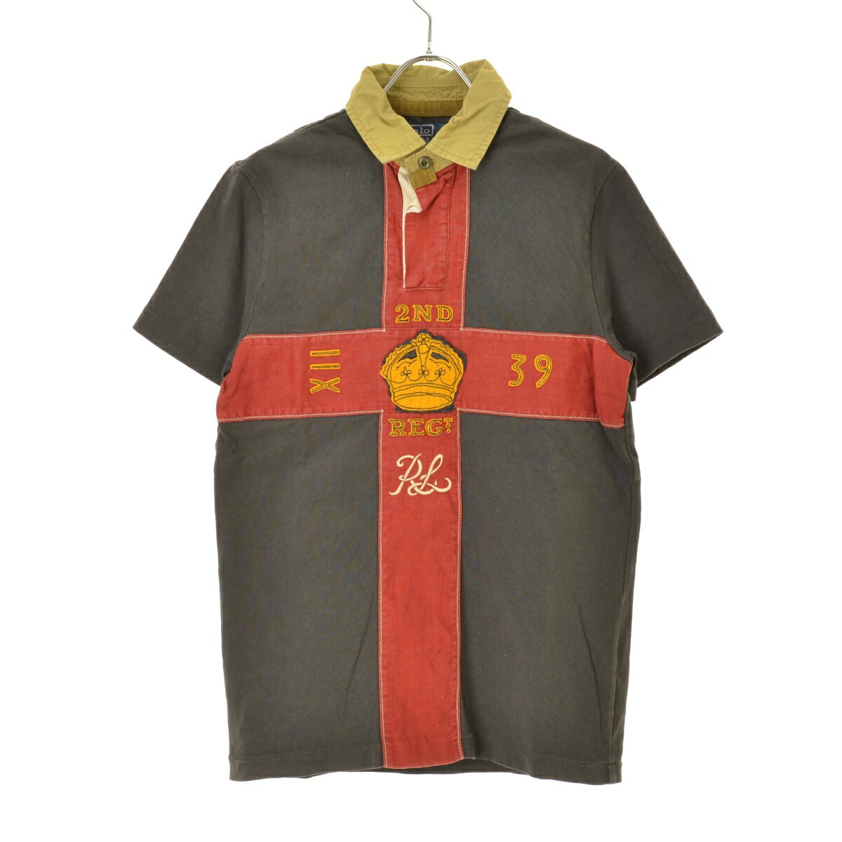 Rakuten - 【中古】POLO RALPH LAUREN / ポロ ラルフローレンCUSTOM FIT クロスエンブレム半袖ポロシャツ【cacgaebd-l】