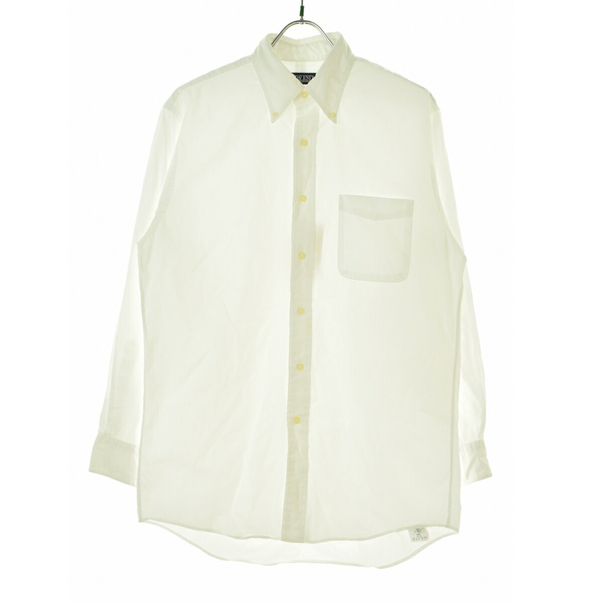 【中古】【期間限定値下げ】LANDS'END / ランズエンドREGULAR STANDARD ボタンダウン長袖シャツ【cacfbacd-m】