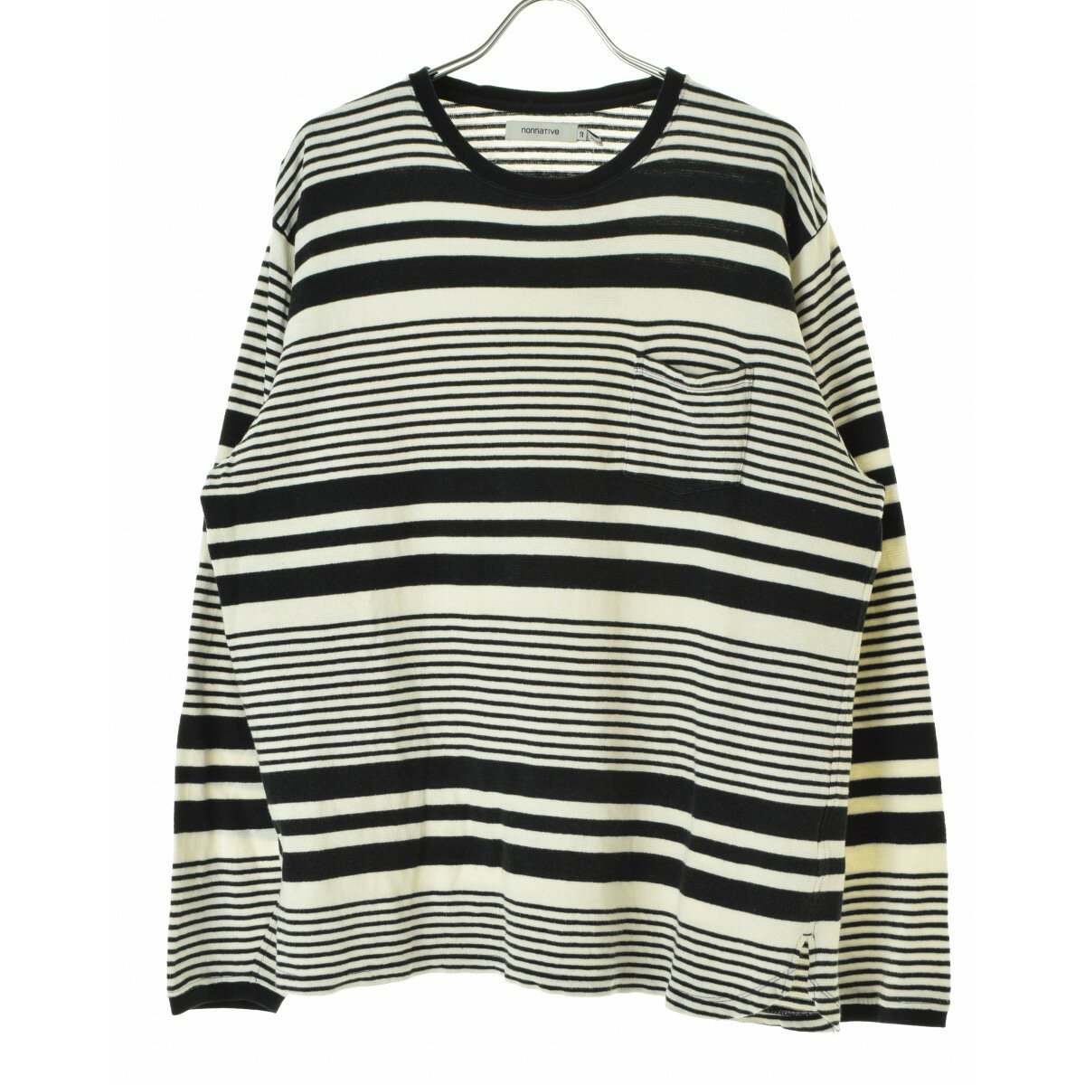 樂天商城 - 【中古】【期間限定値下げ】NONNATIVE / ノンネイティブNN-C3822 DWELLER L/S TEE COTTON JERSEY BORDER ボーダー長袖Tシャツ【cacgadad-m】