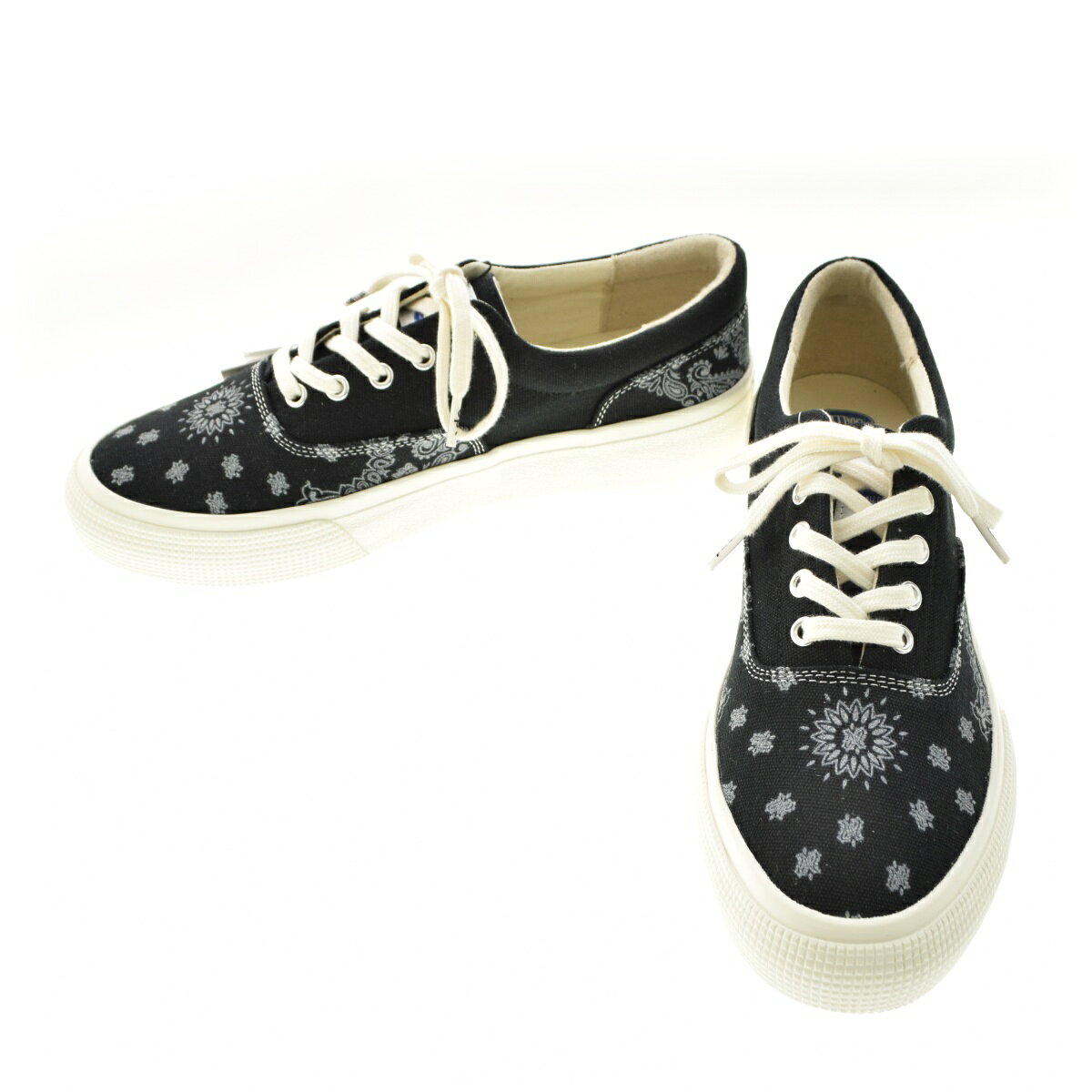樂天商城 - 【中古】challenger × ept / east pacific trade / チャレンジャー × ept / east pacific tradeEPT TOKYO POP-UP STORE限定カラー NOISE BANDANA SNEAKERS BLACKスニーカー【cacgacae-z】