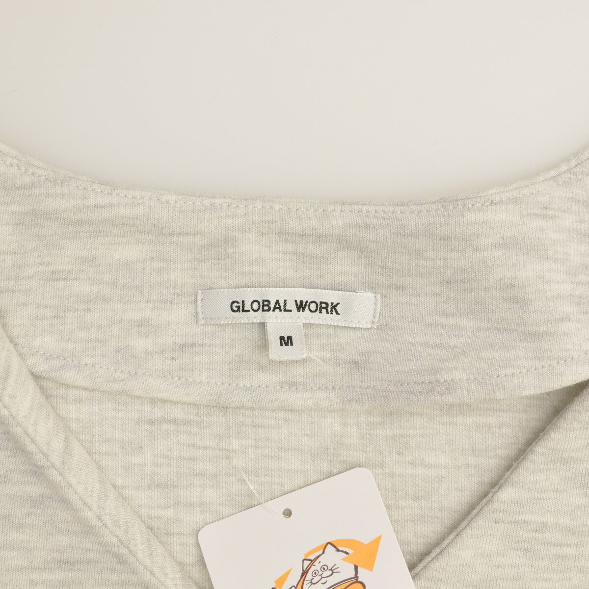 【中古】GLOBAL WORK / グローバルワークVネック長袖カットソー【cacgbabd-l】 kanful-11986958 ブランド古着の買取販売カンフル サンプル画像3
