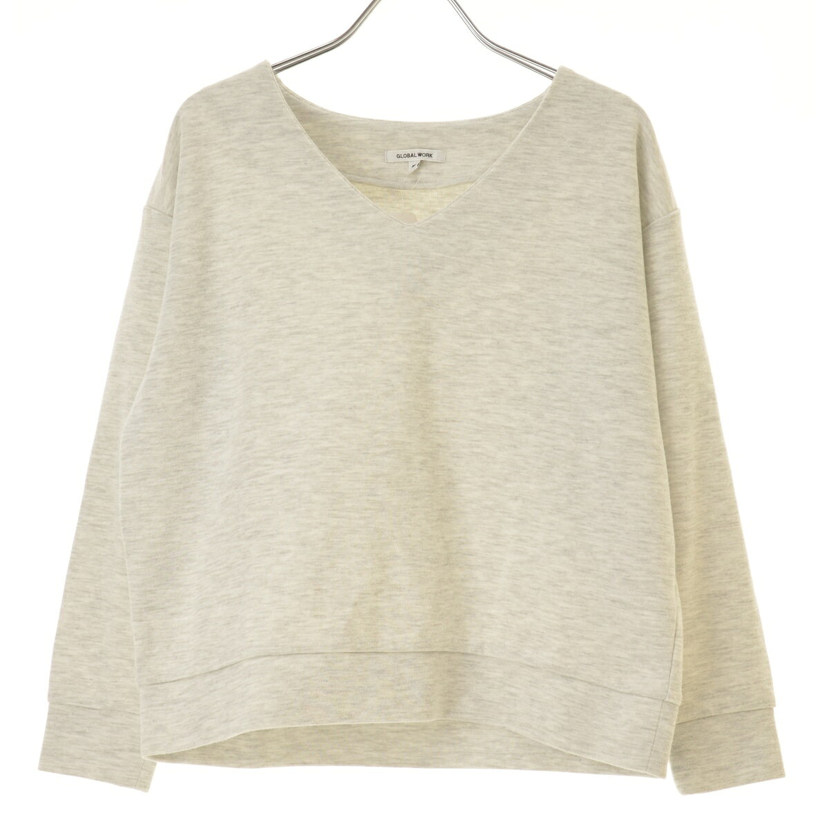 【中古】GLOBAL WORK / グローバルワークVネック長袖カットソー【cacgbabd-l】 kanful-11986958 ブランド古着の買取販売カンフル パッケージ画像