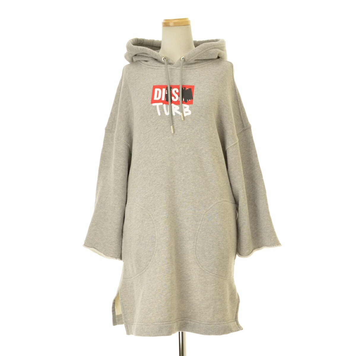 DIESEL / ディーゼルA04844 D-SHARP-HOOD スウェット長袖チュニック