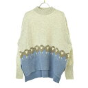 【中古】NARU / ナルミラノラムひつじ柄コモドニットプルオーバー長袖ニットセーター【cacfafce-l】(4)