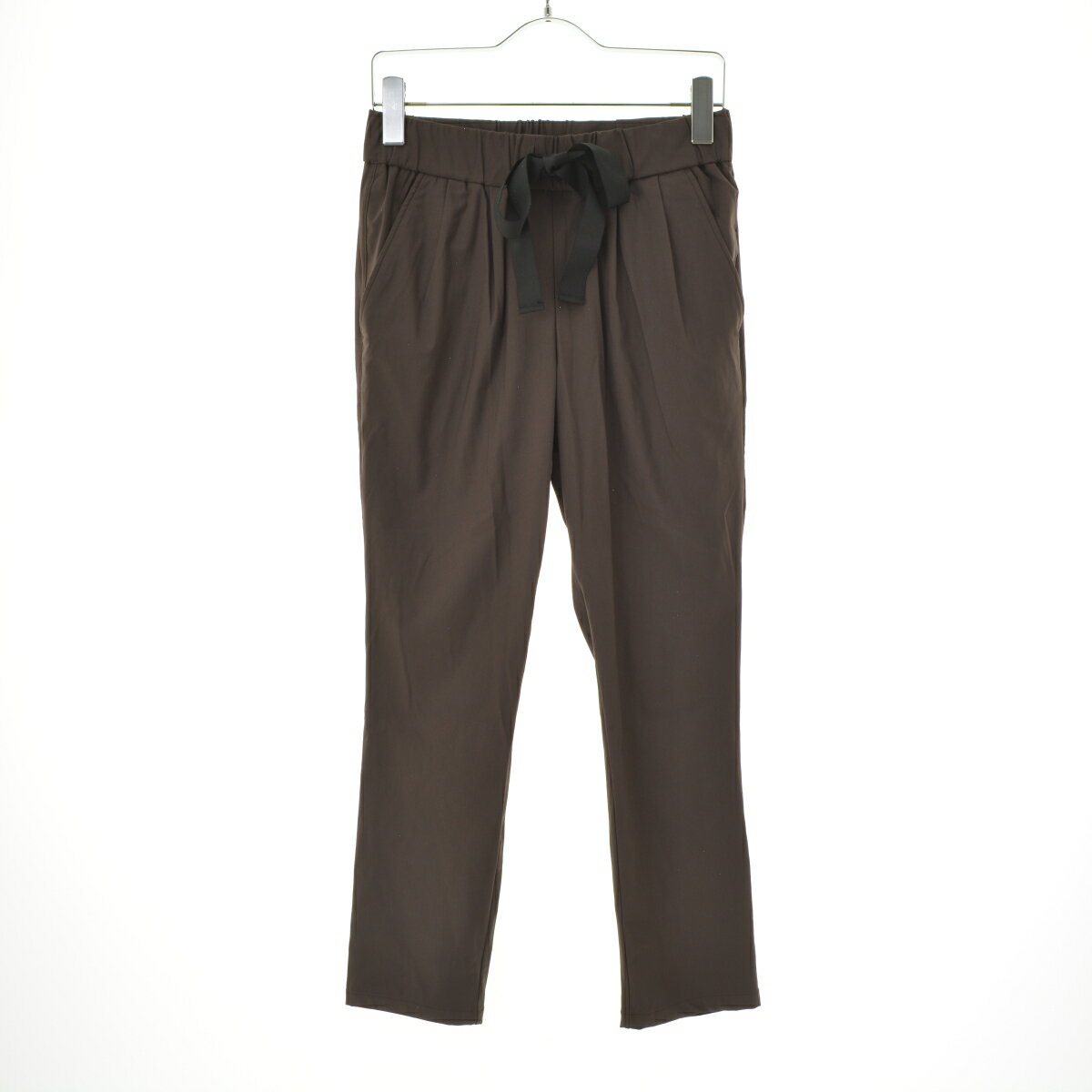 【中古】priority / プライオリティ70-P4230A テープリボンテーパードパンツ【cacfabaj-l】