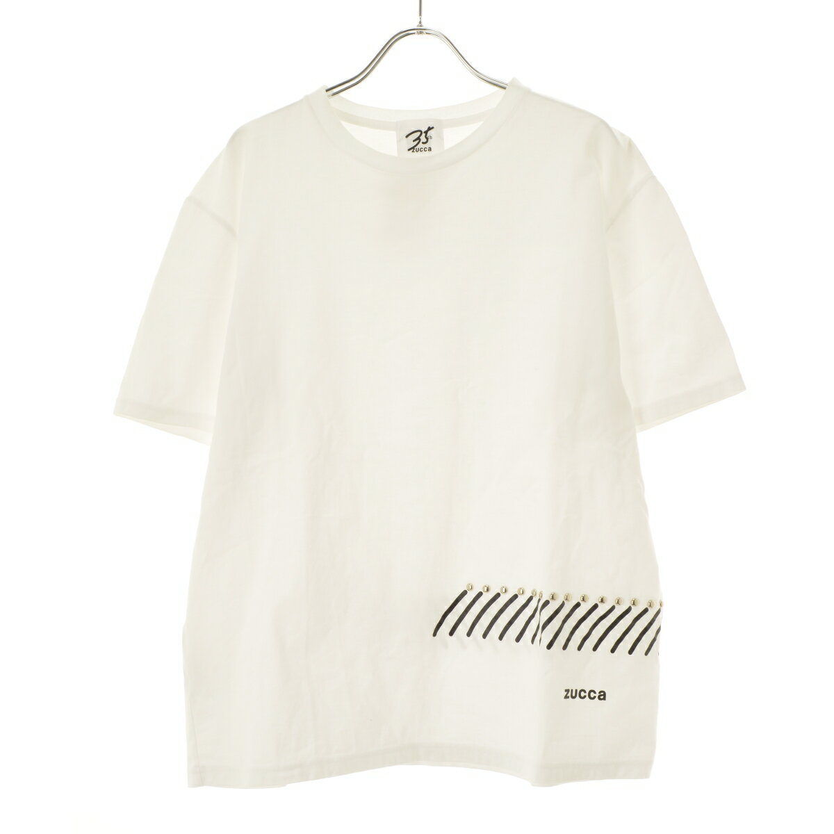 Three-Quarter - 【中古】ZUCCA / ズッカZU33JK994 35周年 スタッズプリント半袖Tシャツ【cacgacac-l】