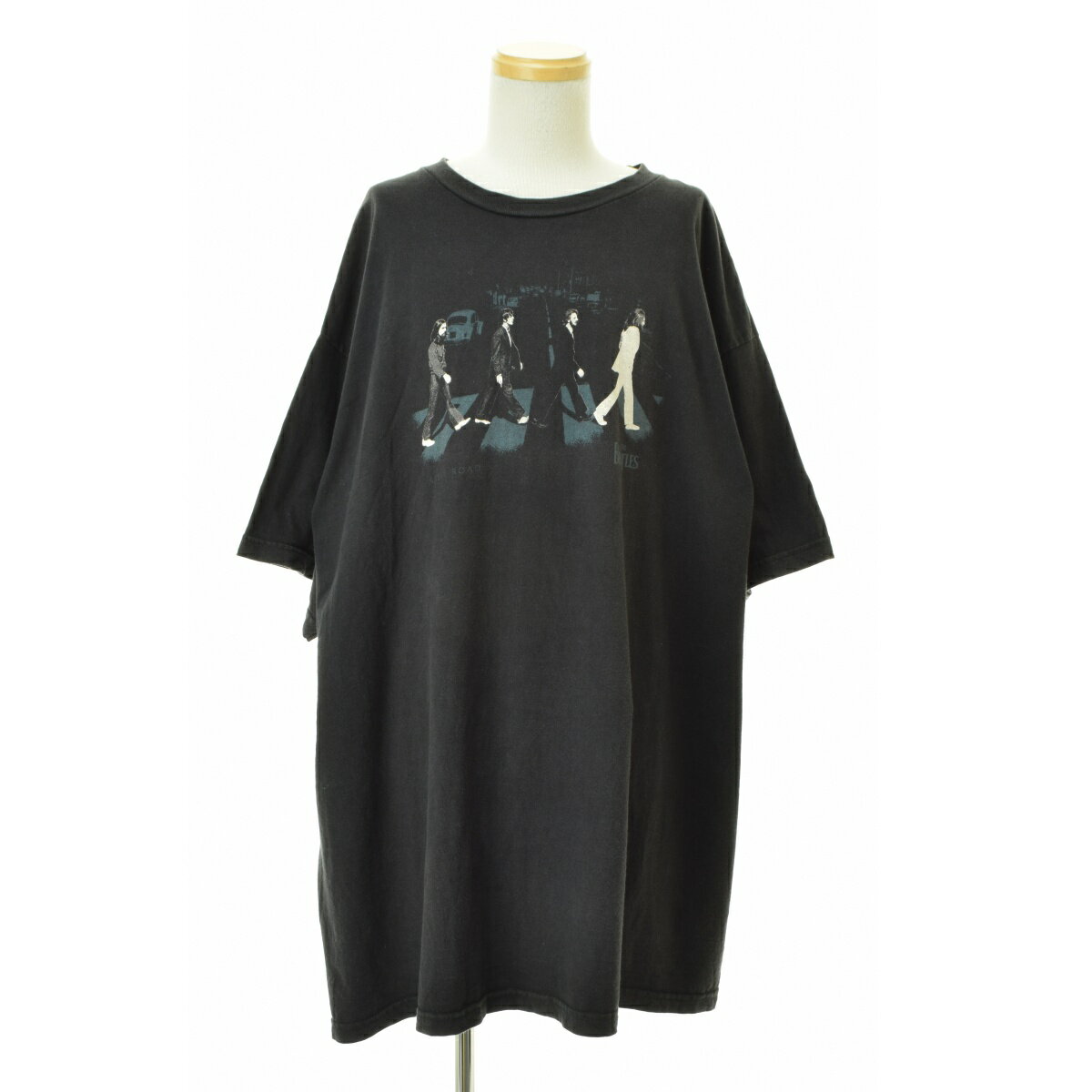 【中古】THE BEATLES00s アップルタグ Abbey Road アビーロード ビッグサイズ半袖Tシャツ【cacfbabg-m】