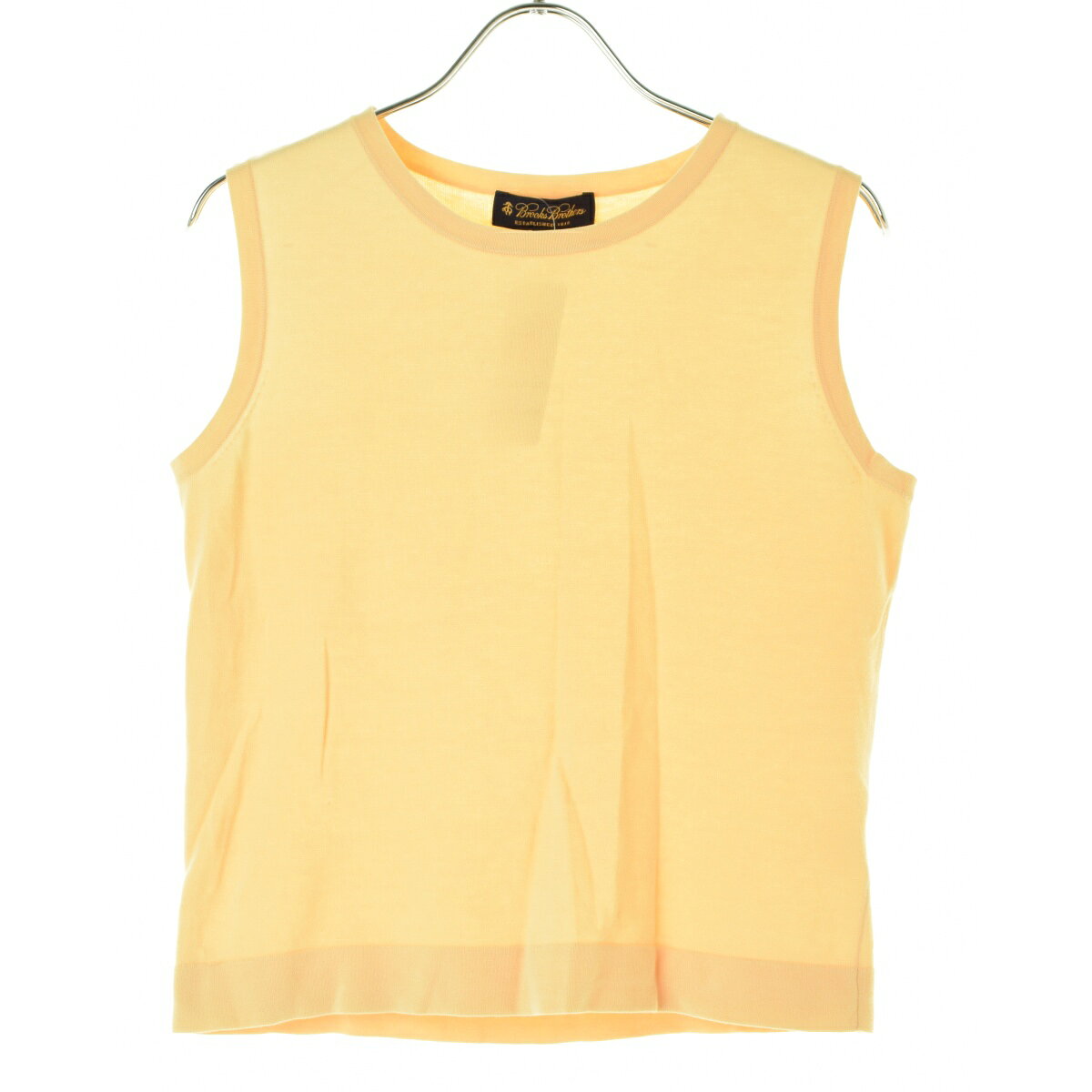 【中古】BROOKS BROTHERS / ブルックスブラザーズコットンノースリーブニット【cacfbcag-l】