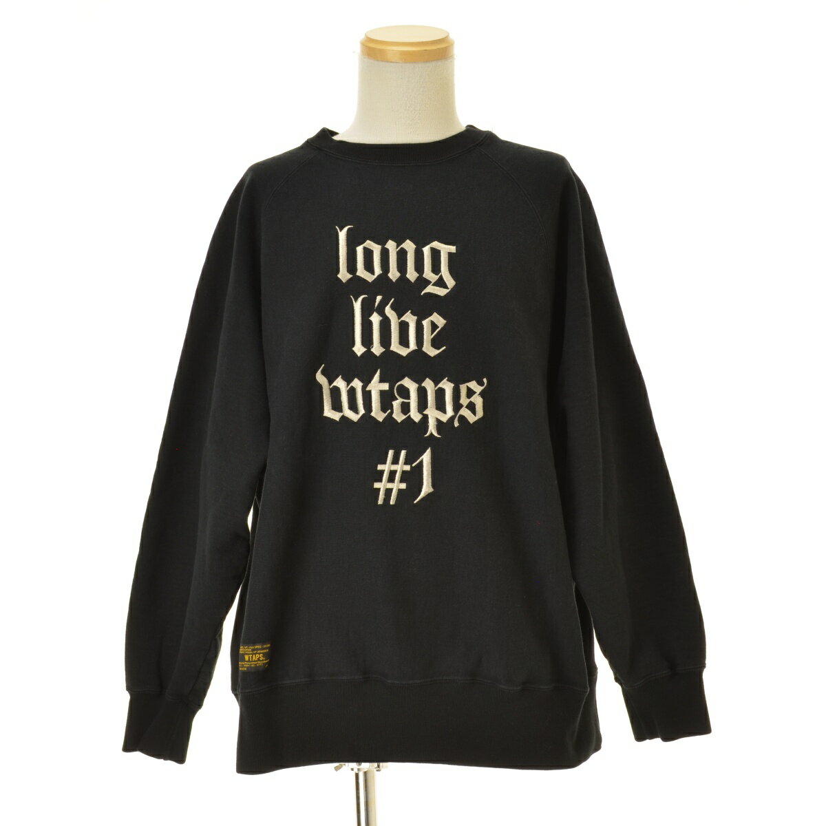 【中古】WTAPS / ダブルタップス17AW 172ATDT-CSM07 DESIGN CREW NECK / SWEATSHIRT. COTTON長袖スウェット【cacgacbd-m】