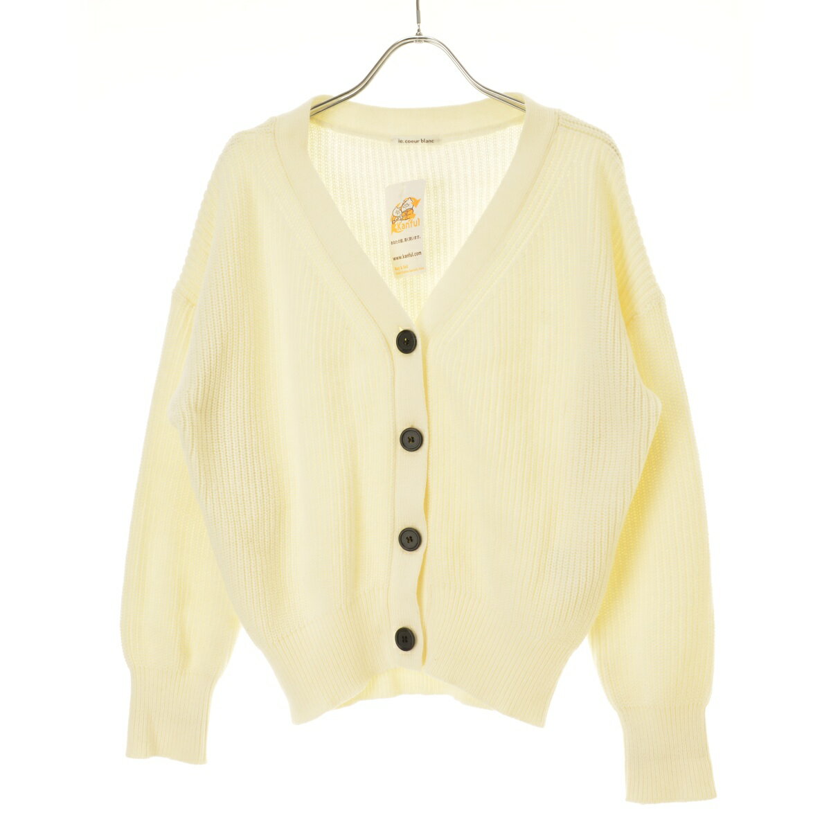 樂天商城 - 【中古】【期間限定値下げ】le.coeur blanc / ルクールブラン3086026108 片畦コクーンニット長袖カーディガン【cacgaeaf-l】