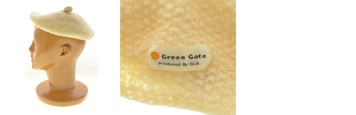 【中古】【期間限定値下げ】GREEN GATE / グリーンゲートニットベレー帽【cacdbacf-z】