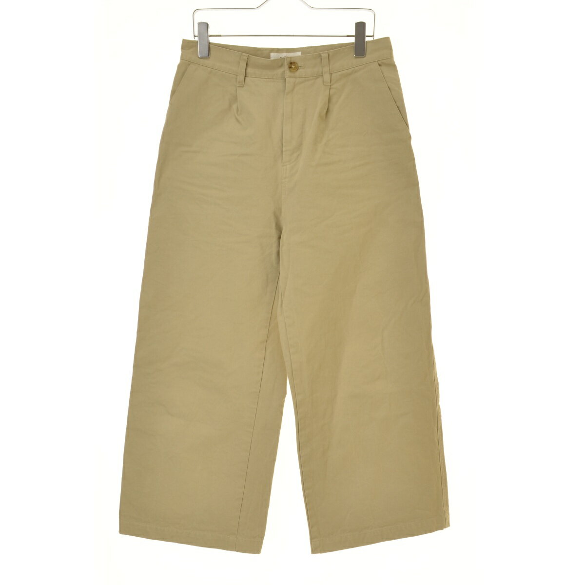【中古】PARICI / パーリッシィ50-01-PT-002-24-1 ツイルタックワイドコットンパンツ【cacgacbf-l】