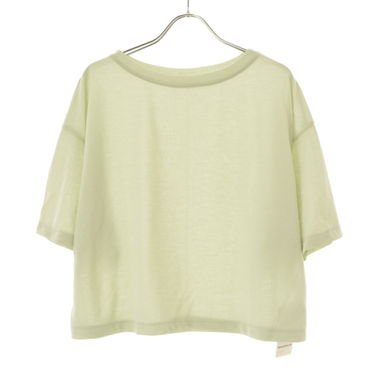 【中古】【期間限定値下げ】earthy_ / アーシーワイド五分袖Tシャツ【cacfbccf-l】