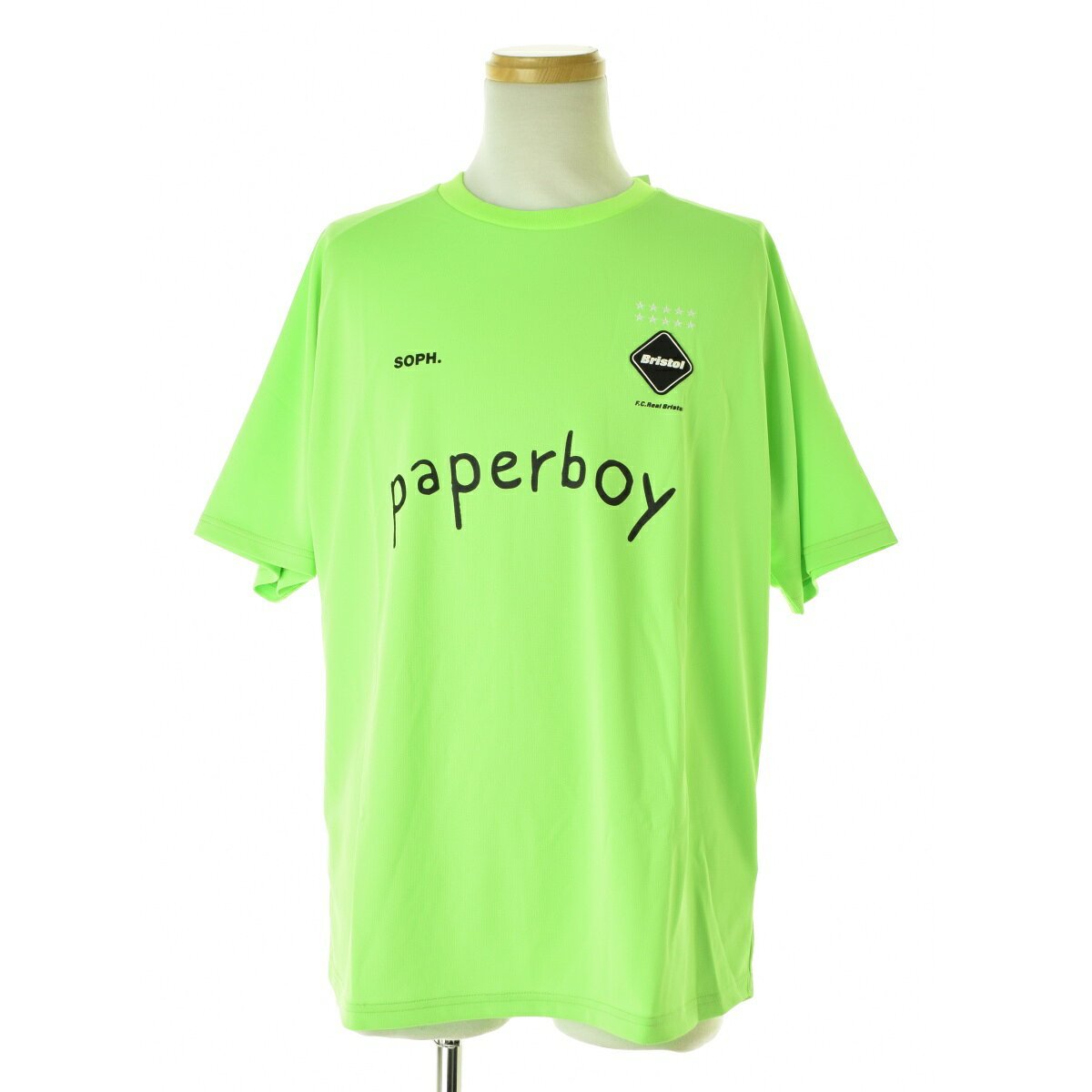 【中古】F.C.R.B. / F.C.Real Bristol × paperboy / エフシーアールビー / エフシーレアルブリストル × ペーパーボーイ24SS FCRB-240149 paperboy S/S PRE MATCH TOP半袖カットソー【cacfbcah-m】