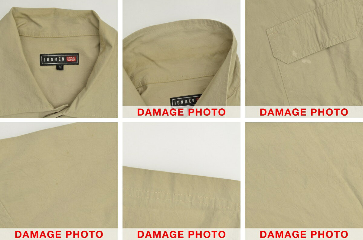 【中古】【期間限定値下げ】JUN MEN / ジュンメン半袖シャツ【cacgacag-m】 kanful-11959897 ブランド古着の買取販売カンフル サンプル画像3