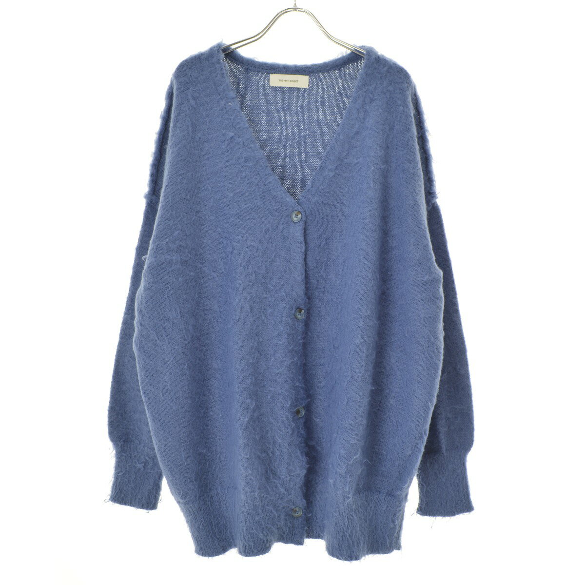 【中古】me+em select / ミーム セレクトN04-21-0031 モヘアライクルーズVネックニット長袖カーディガン【cacgagaj-l】