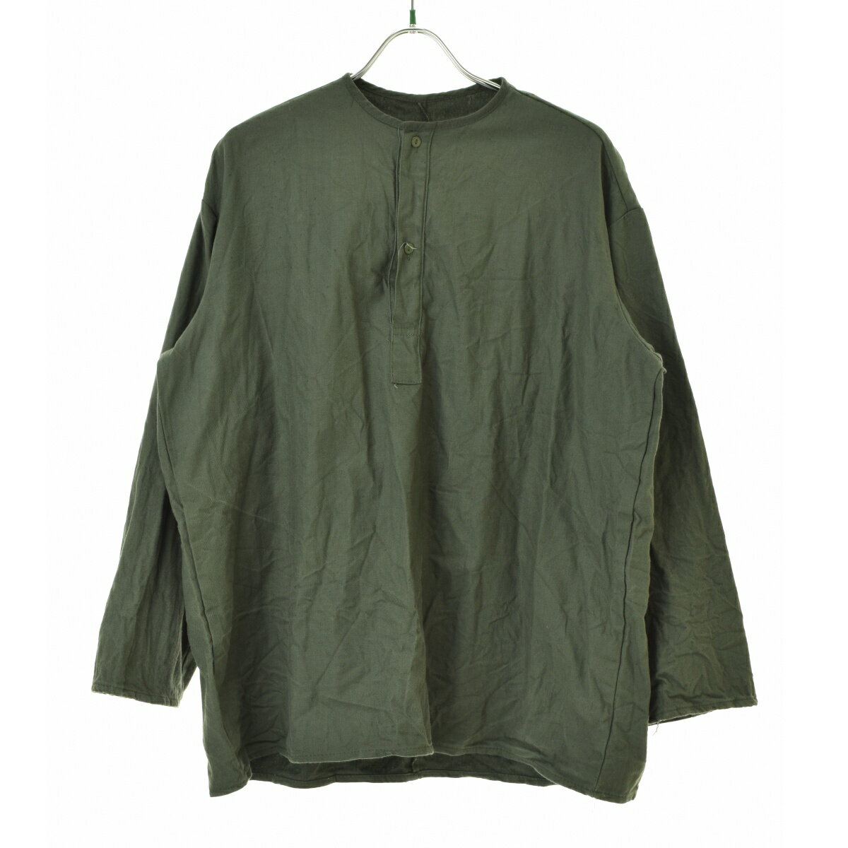 【中古】MILITARY / ミリタリーロシア軍 スリーピング 起毛 ヘンリーネック長袖カットソー【cacfahcb-m】