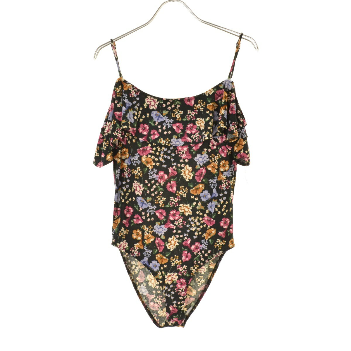 Camisoles - 【中古】stradivarius / ストラディバリウス花柄フリルボディスーツキャミソール【cacgafag-l】