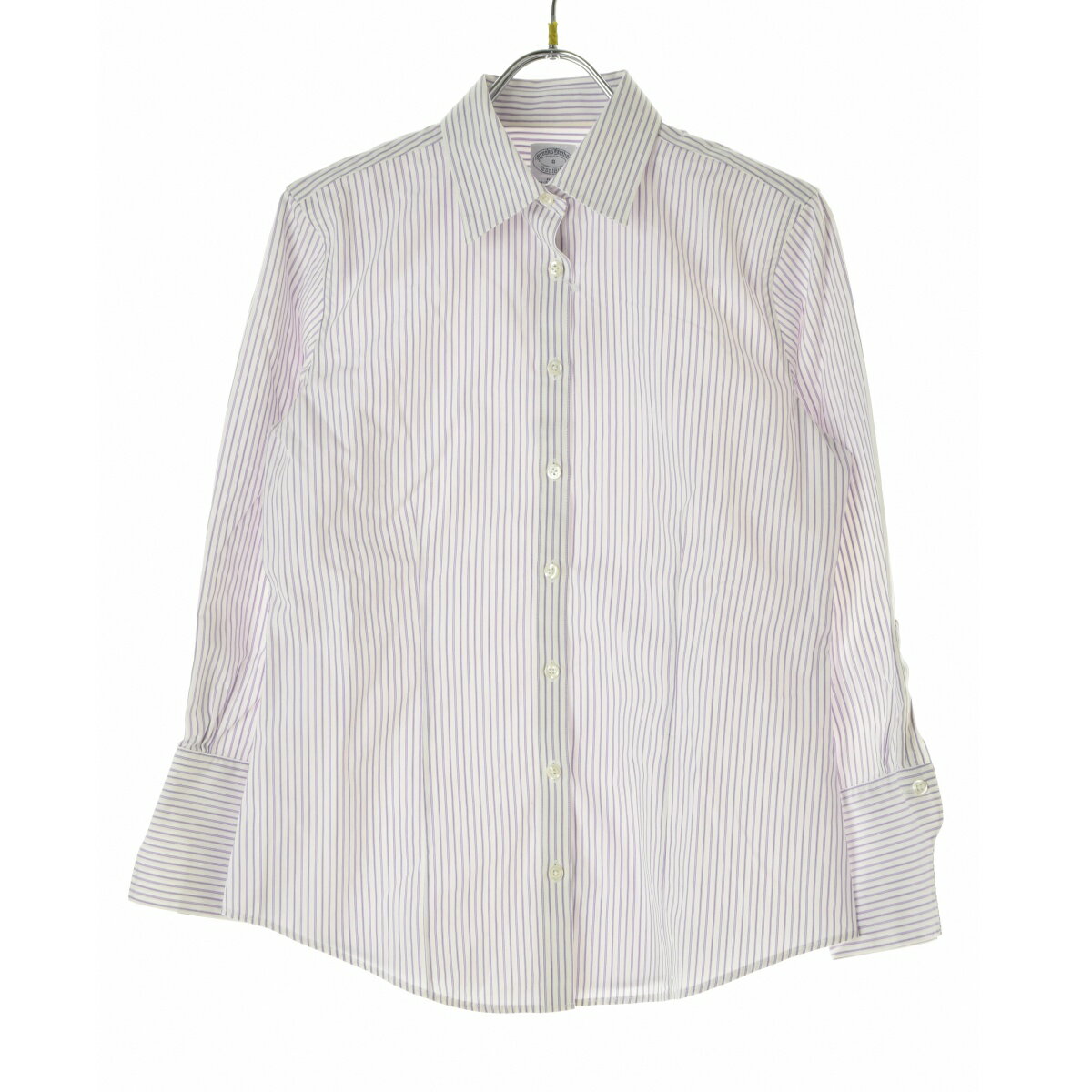 Rakuten - 【中古】BROOKS BROTHERS / ブルックスブラザーズFITTED NON-IRON ストライプ七分袖シャツ【cacgadcj-l】
