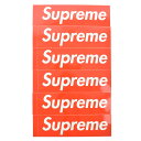 【中古】SUPREME / シュプリームBox Logo ステッカー 6枚セット【cacebccf-z】