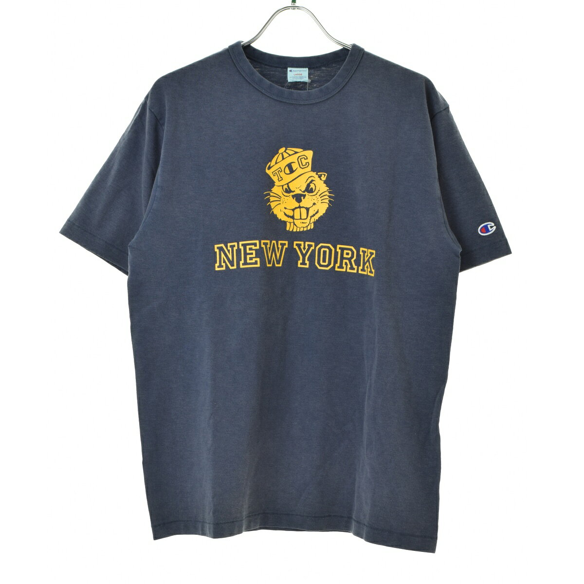 70's champion NOTRE DAME バータグ フットボールtシャツ 70's