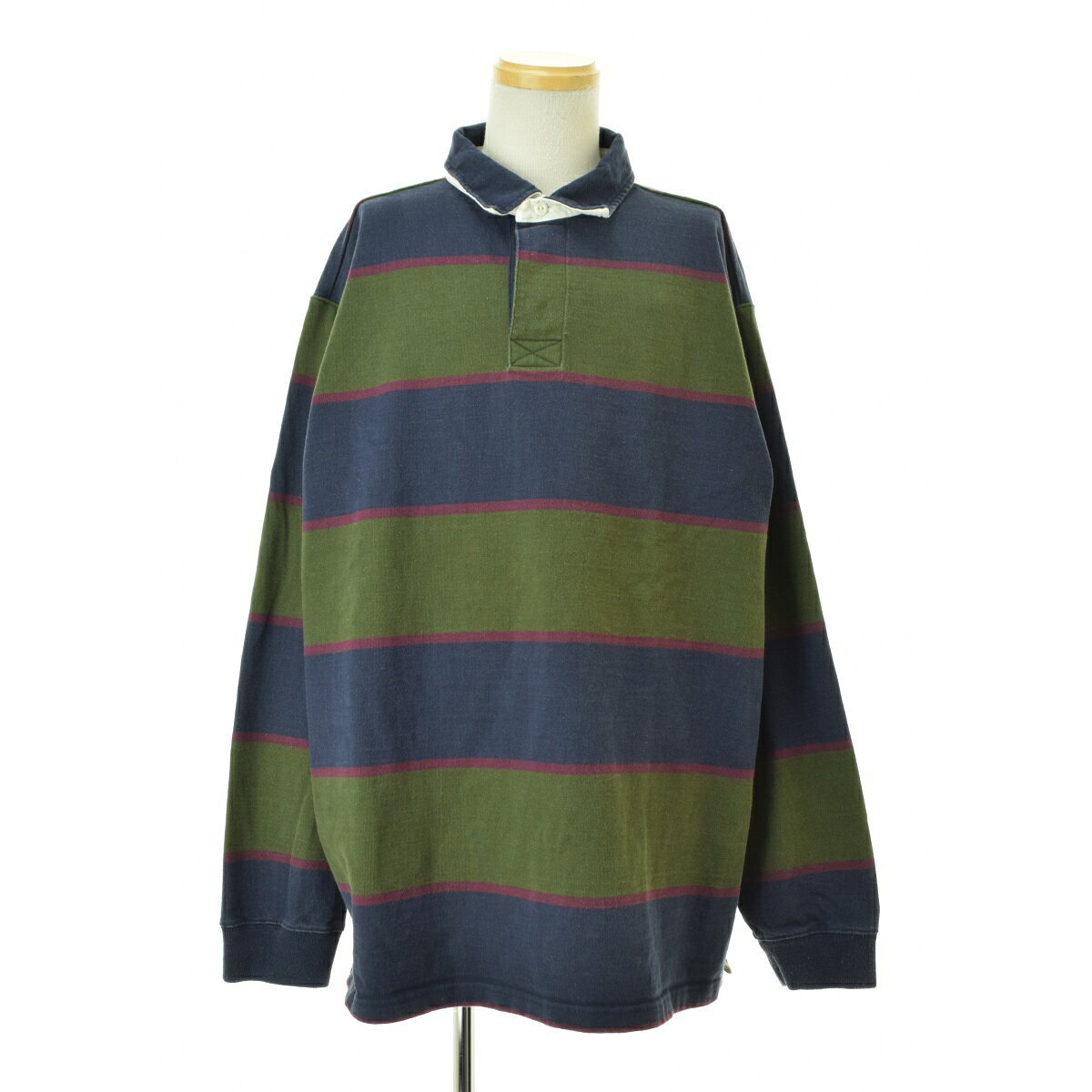 Rugger Shirt - 【中古】L.L.BEAN / エルエルビーンRUGBY SHIRT ラガーシャツ長袖シャツ【cacfaica-m】