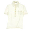 【中古】【期間限定値下げ】U.ZANOBETTIホワイト半袖ポロシャツ【cacdajac-m】