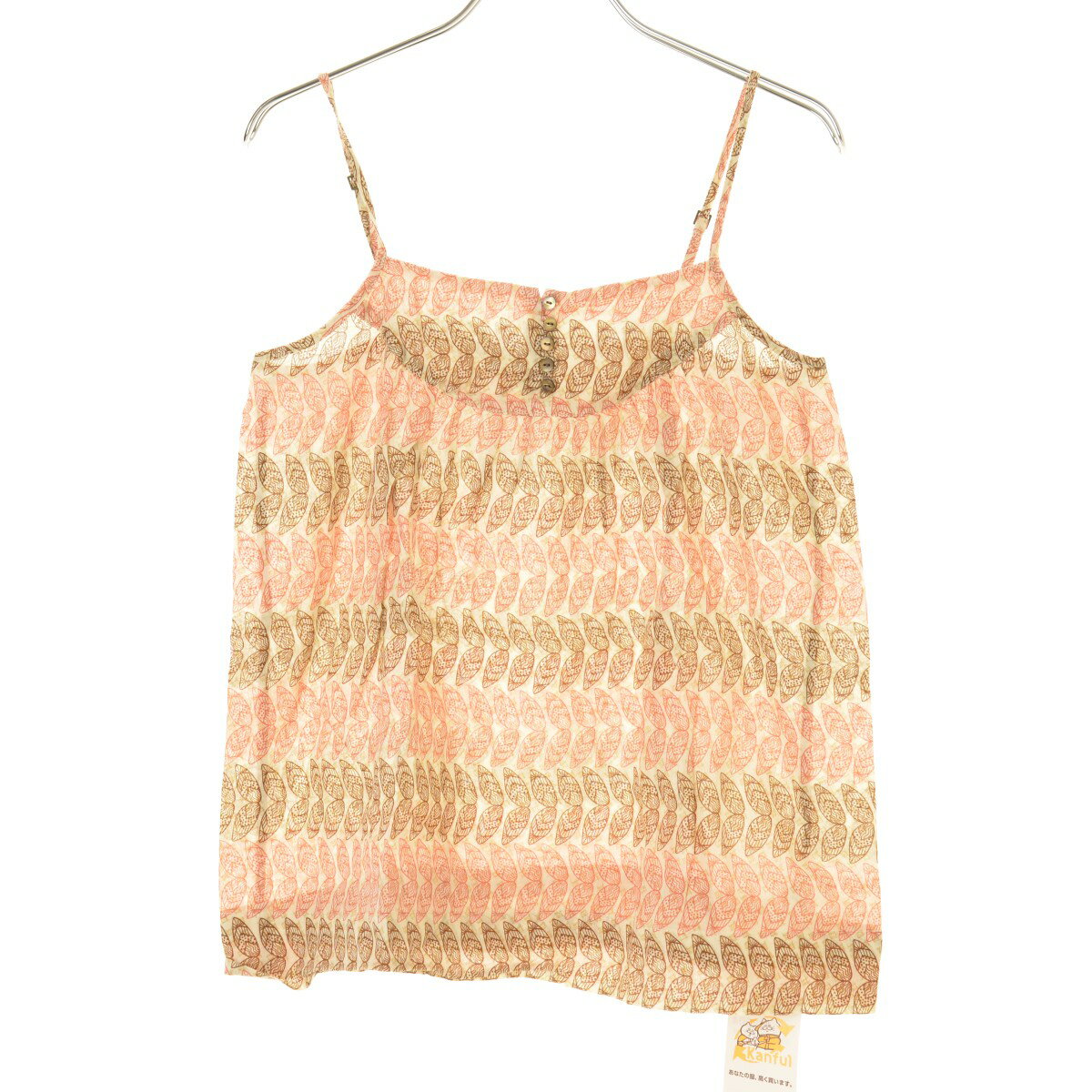 【中古】BANANA REPUBLIC / バナナリパブリックプリントキャミソール【cacfagaf-l】