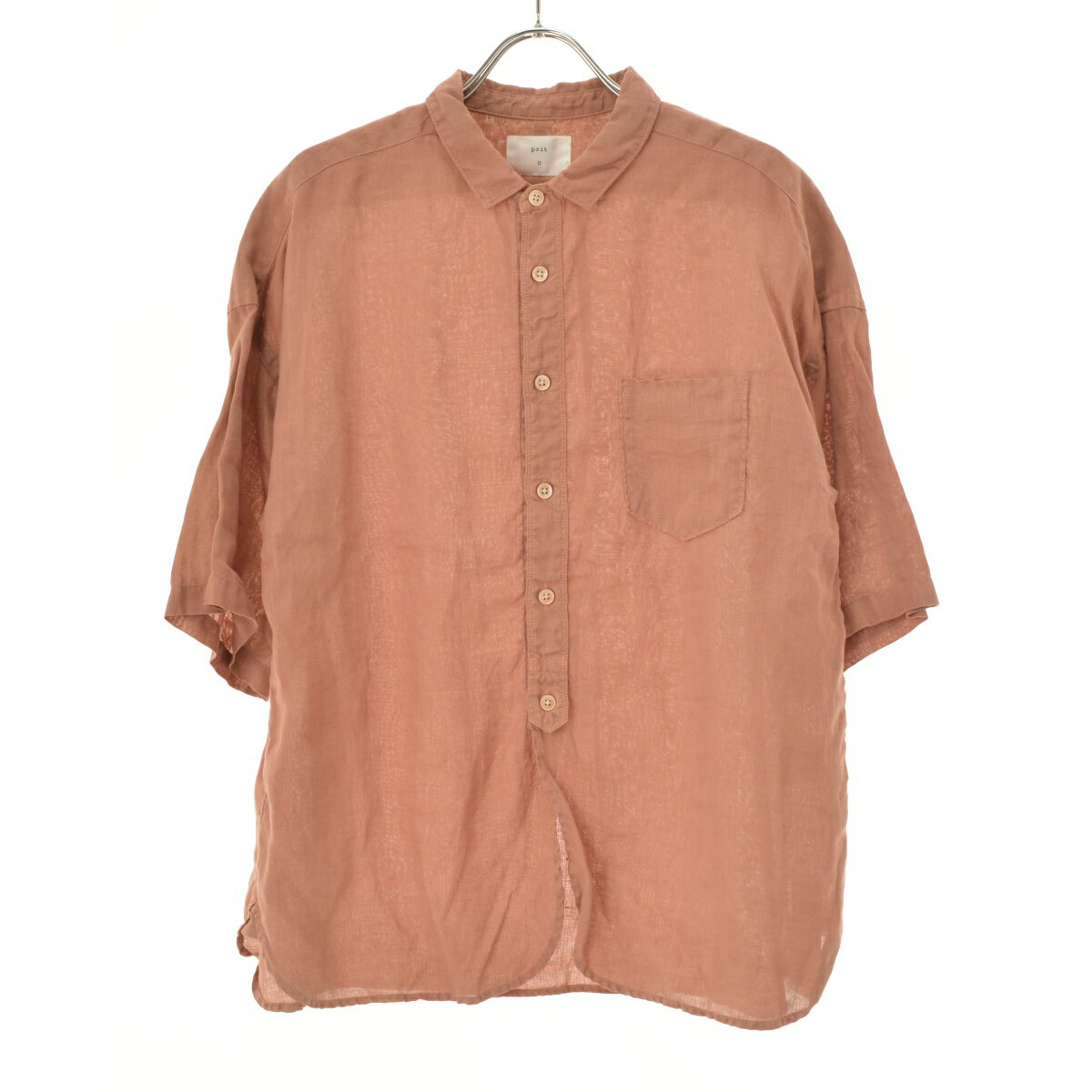 樂天商城 - 【中古】【期間限定値下げ】prit / プリットリネン半袖シャツ【cacgaead-l】