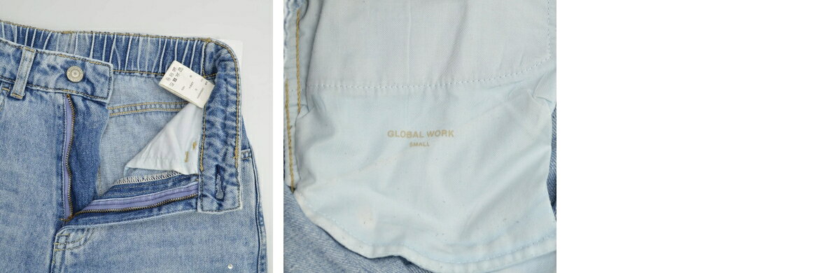 【中古】GLOBAL WORK / グローバルワークGW524523AD ラインストーン付 バギーデニムパンツ【cacgadch-l】 kanful-11968096 ブランド古着の買取販売カンフル サンプル画像3