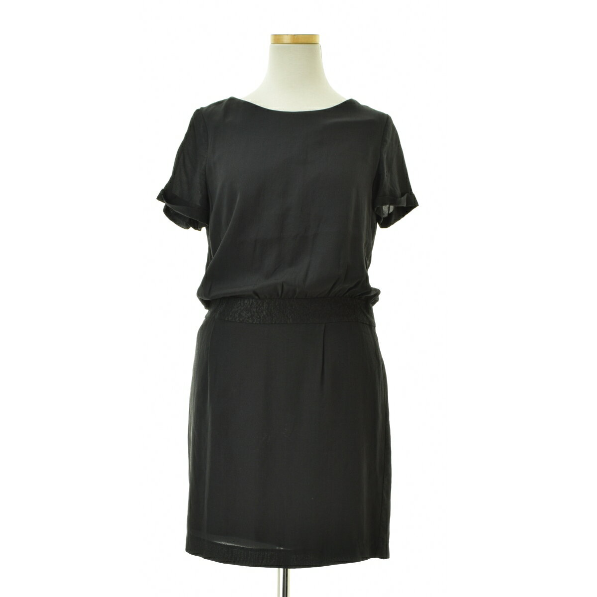 COMPTOIR DES COTONNIERS / コントワーデコトニエシルク半袖ワンピース