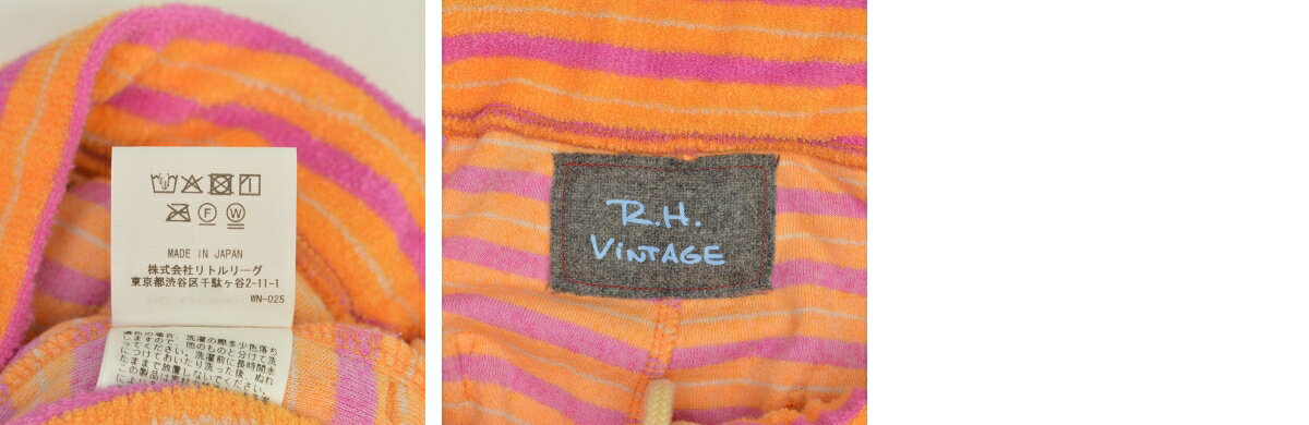 【中古】Ron Herman / ロンハーマンR.H. Vintage ボーダー パイルパンツ【cacfajbb...
