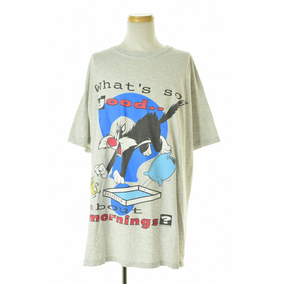 Rakuten - 【中古】LOONEY TUNES90s グアテマラ製 SYLVESTER シルベスター半袖Tシャツ【cacfbacb-m】